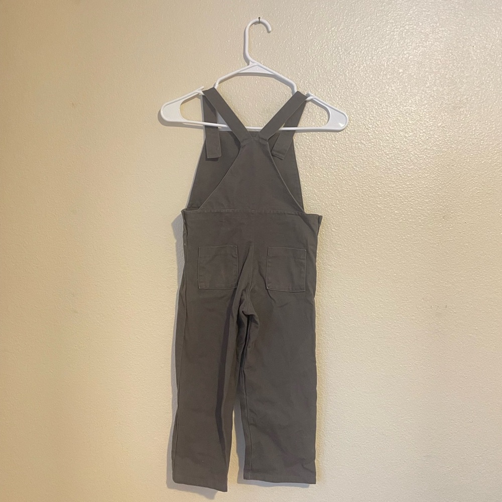 Mabo Kids Gray Overalls 4/5